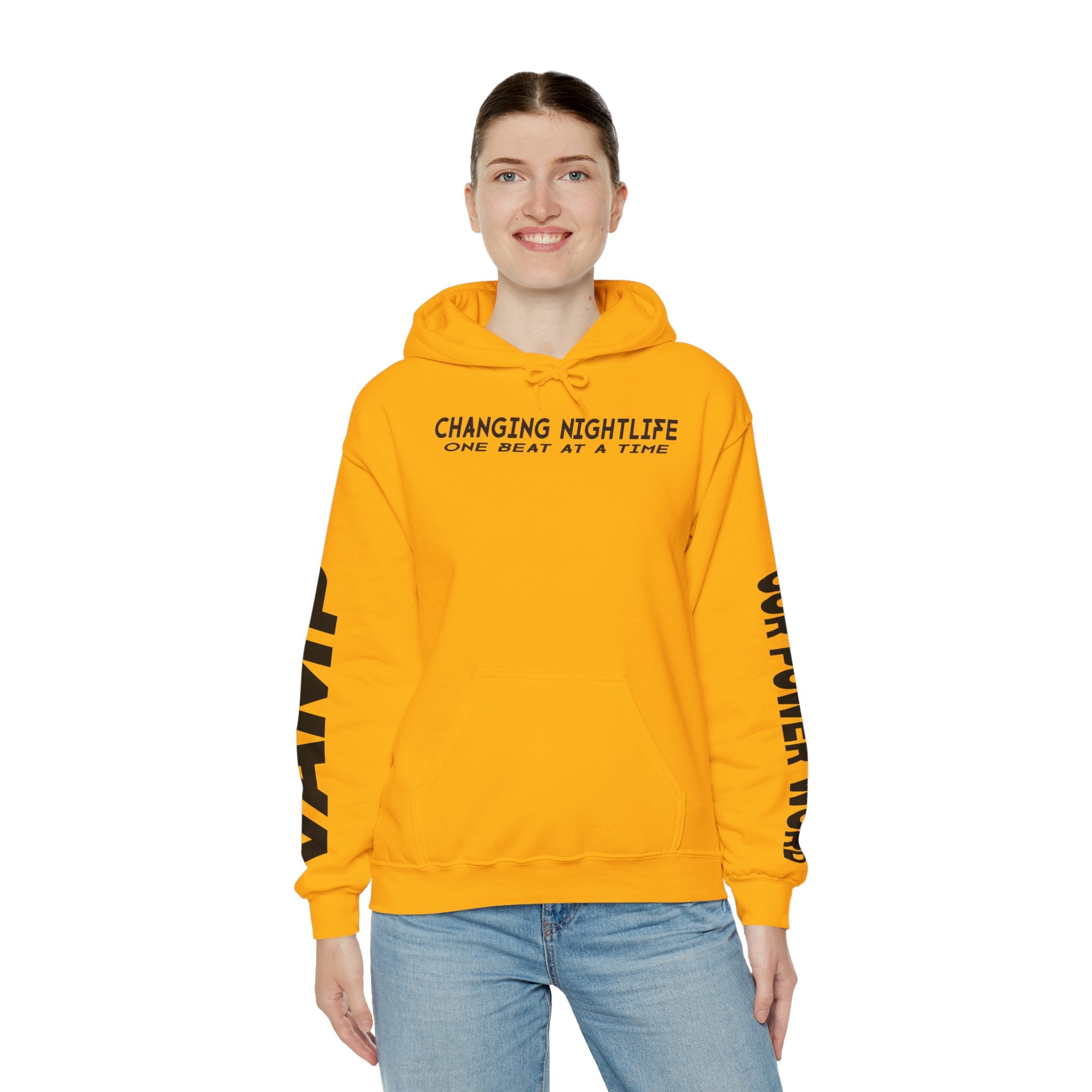 "Nightlife Elements" Customizable Unisex Heavy Blend Hoodie β Personalize w/Power Word